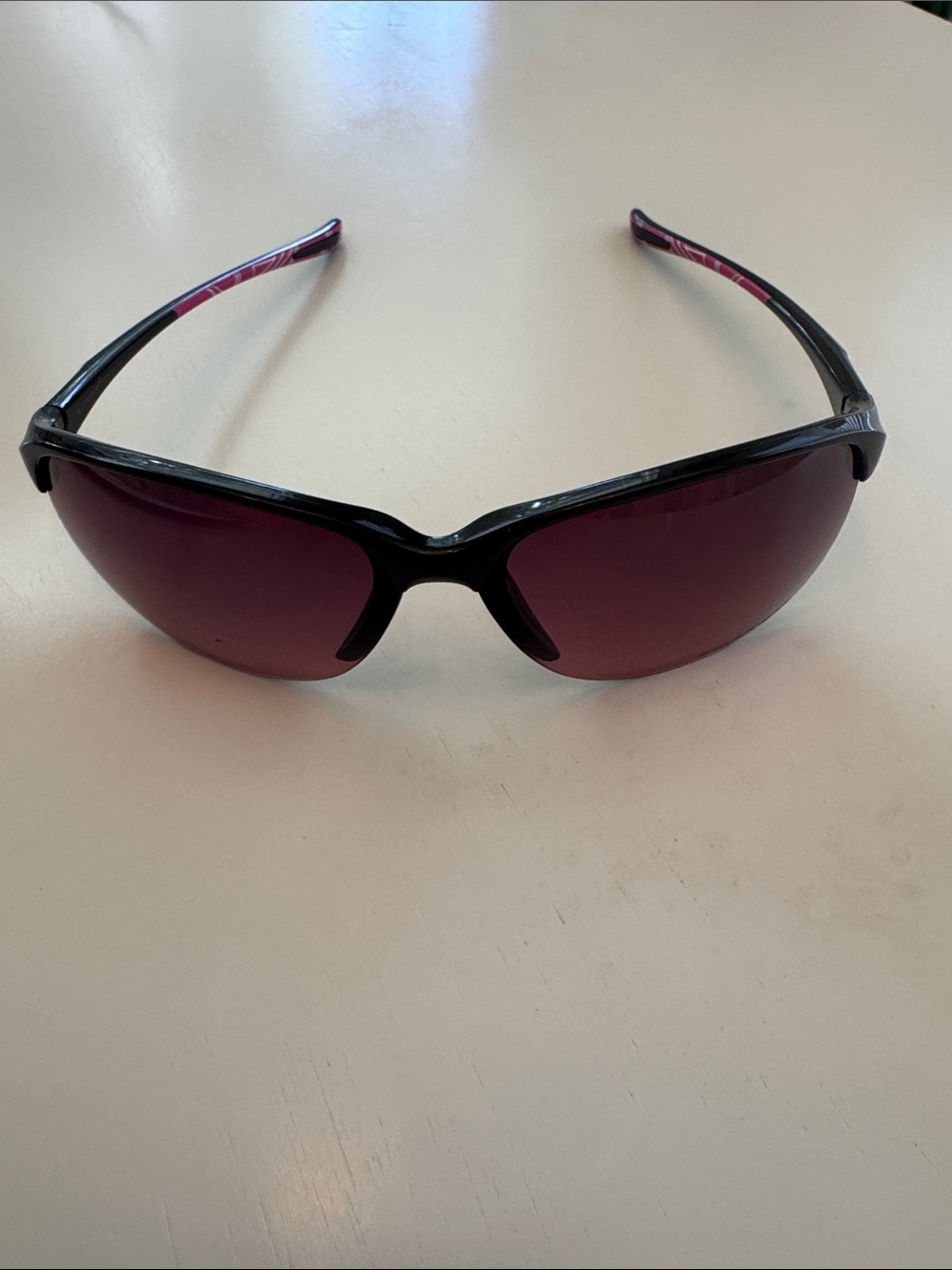 Women's Oversized Wrap Sunglasses - Purple Lenses